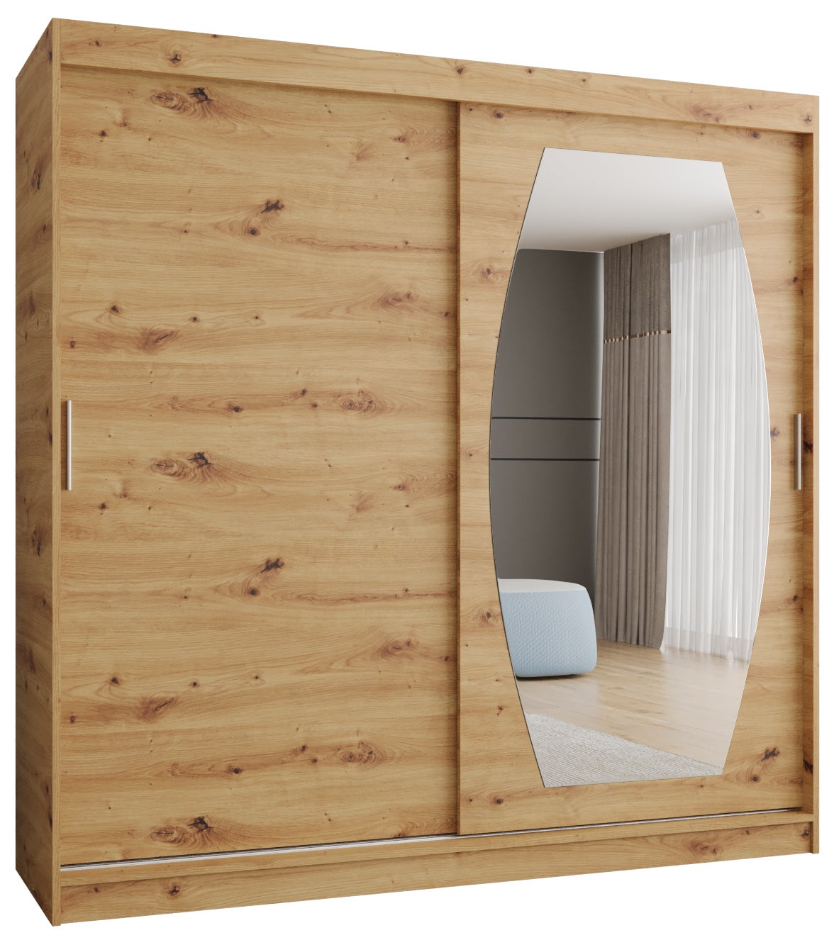 Szafa przesuwna garderoba ROSSA 200 x 62 x 200 cm Artisan - Abiks Meble