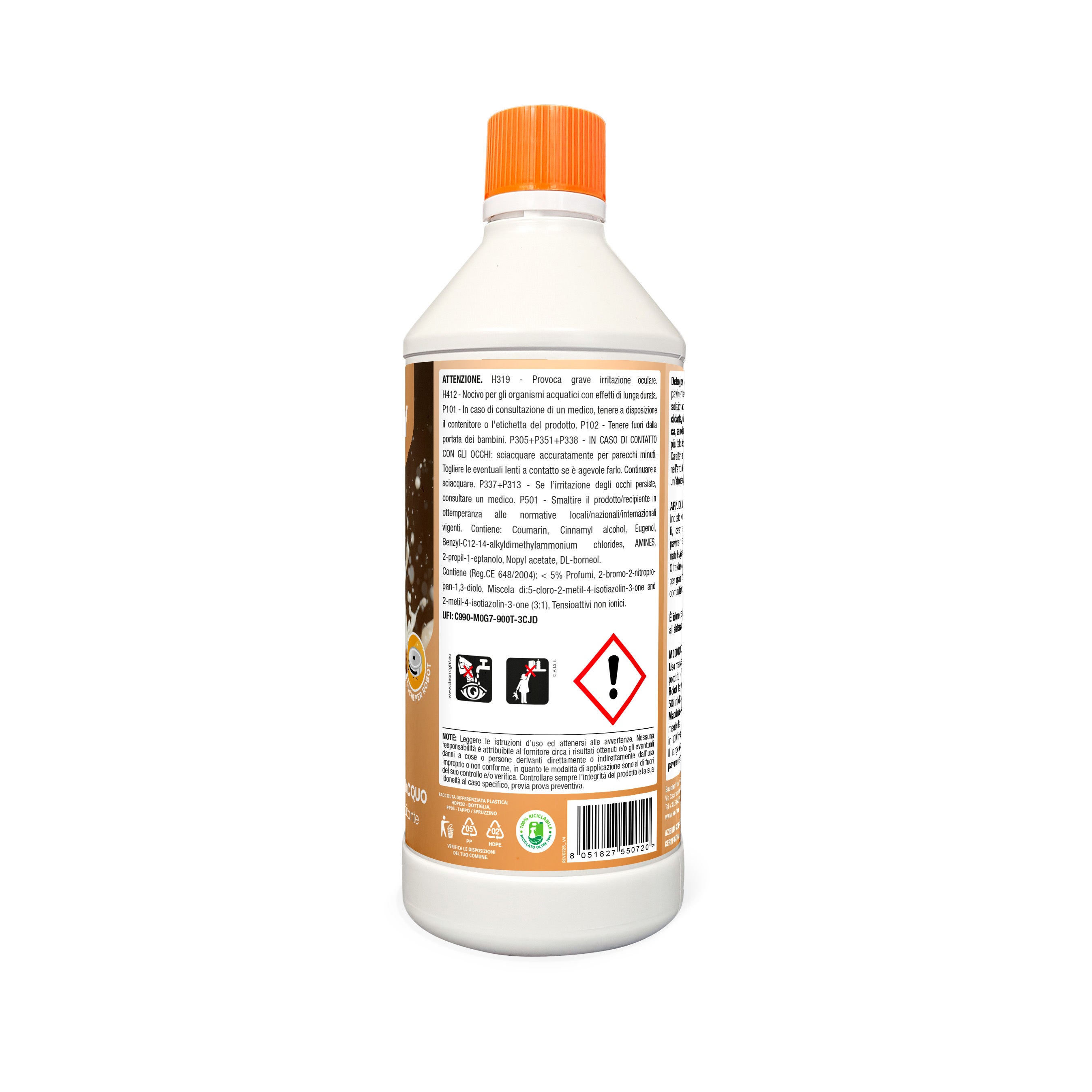 BAUCHEM Lavapavimenti Milk & Joy per Robot e Lavaggi Manuali 750 ml - 5