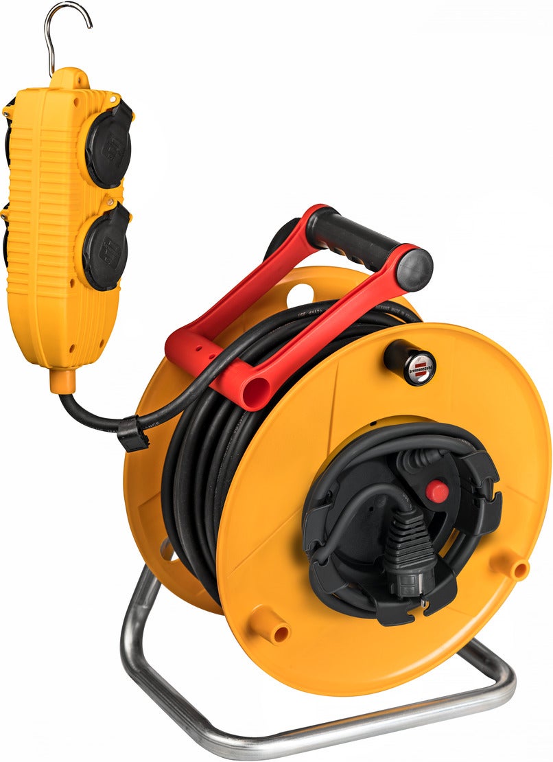 Brennenstuhl Enrouleur cable electrique Standard BT-RB Pro (40 m), rallonge électrique