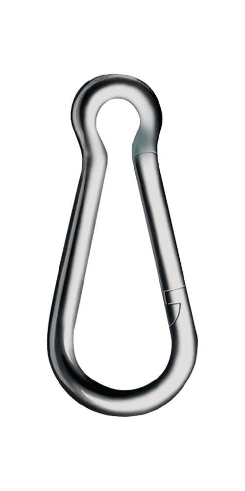 Karabińczyk Kleinsorge DIN 5299 forma C długość 140 mm grubość drutu 12 mm - 3014012V