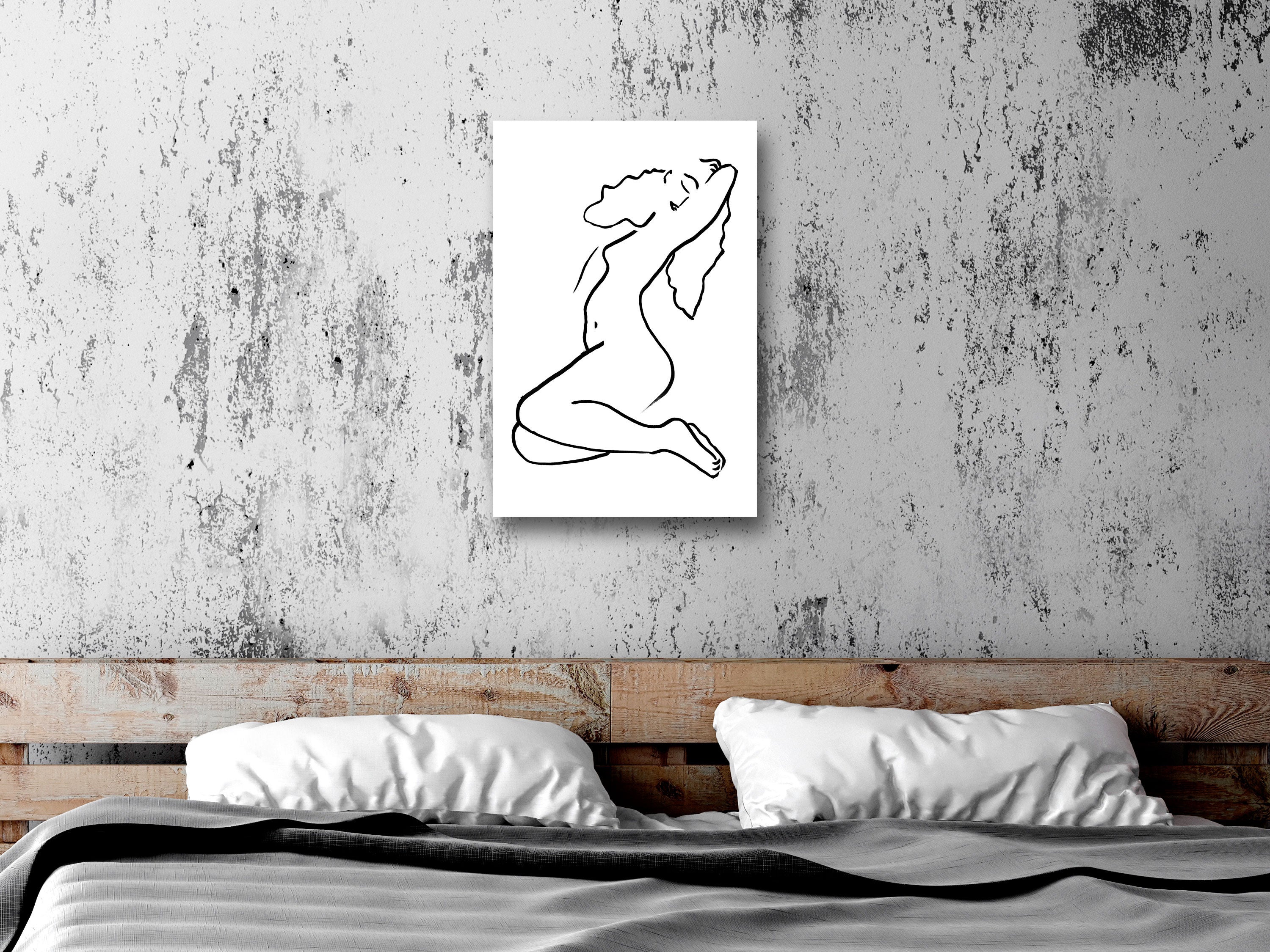 Tableau - Dreamy Lady (1 Part) Vertical [40x60] | Leroy Merlin