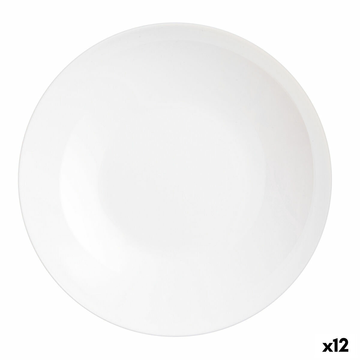 Plato Luminarc Friends Time Multiusos Blanco Vidrio Ø 26 cm | Leroy Merlin