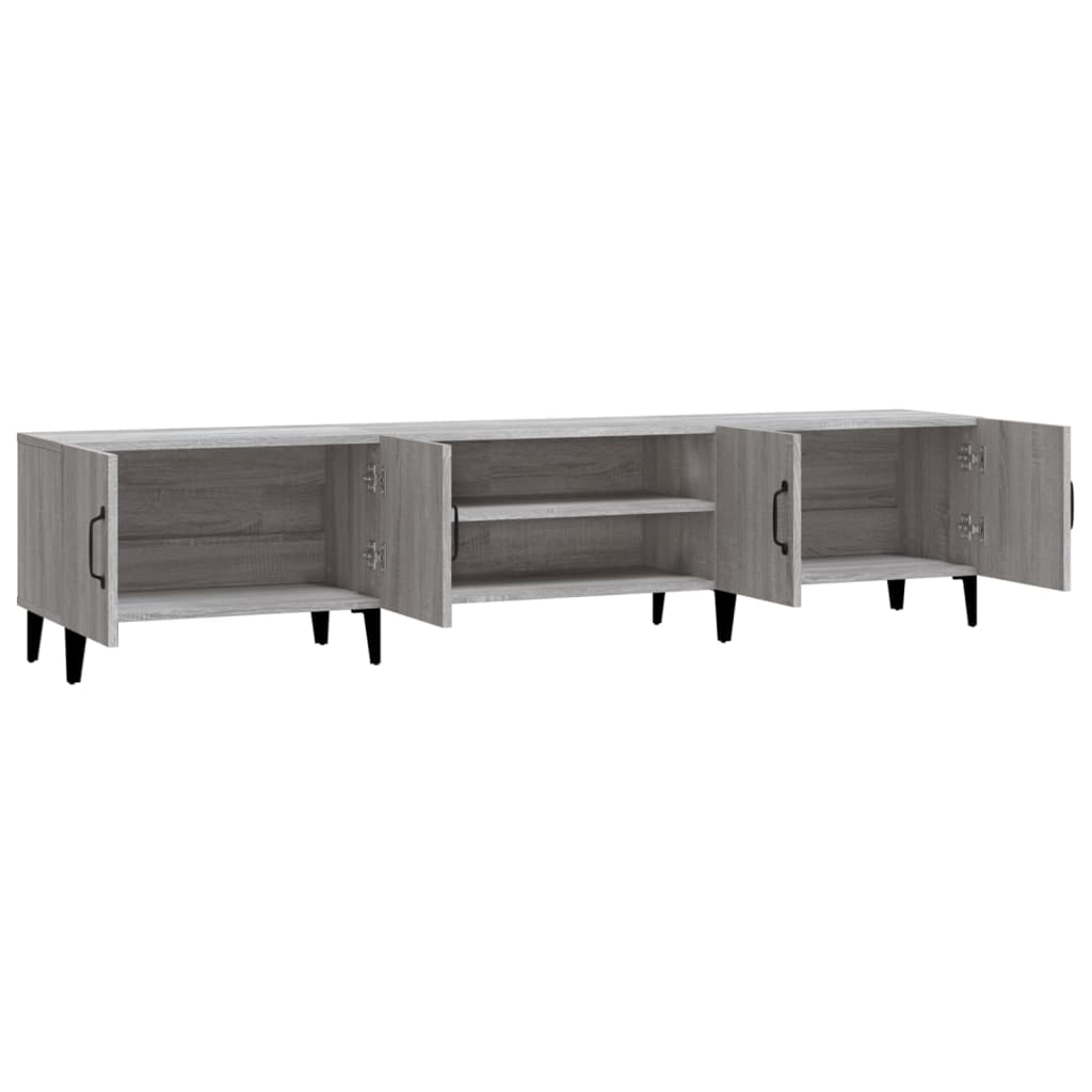 Maison Exclusive - Meuble TV sonoma gris 180x31,5x40 cm bois d'ingénierie - 7