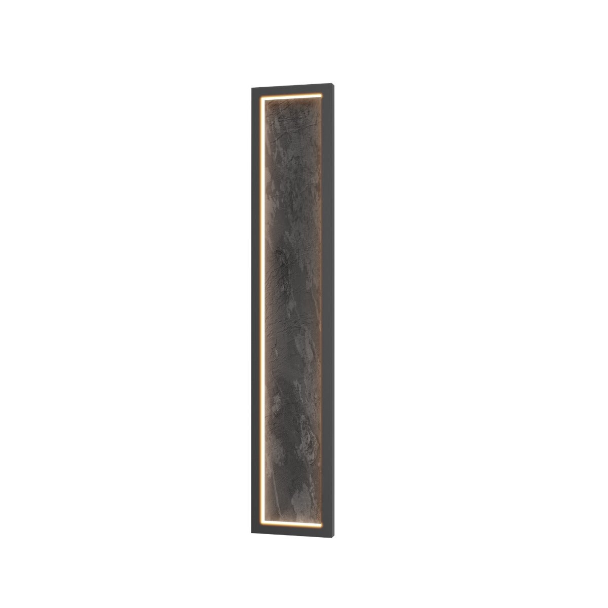 Kinkiet LED teksturowane kamienne wnętrze ORIGN czarny 70W ciepła 1000lm kamień wym:80,7x15x6cm IP20 Maytoni