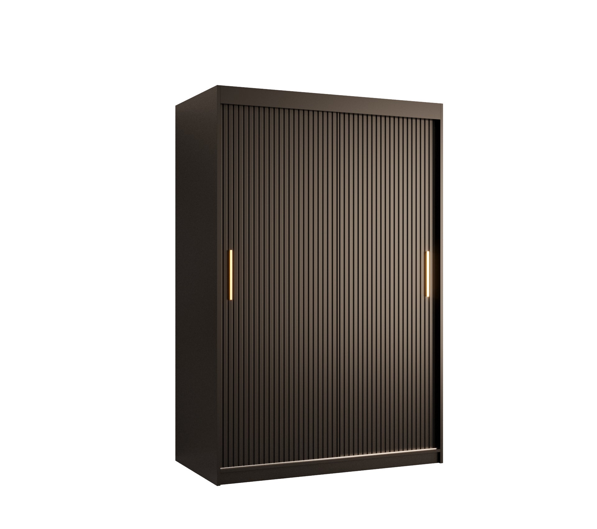 Szafa przesuwna garderoba RIFLO SLIM 1 120 x 62 x 200 cm Czarny - Abiks Meble