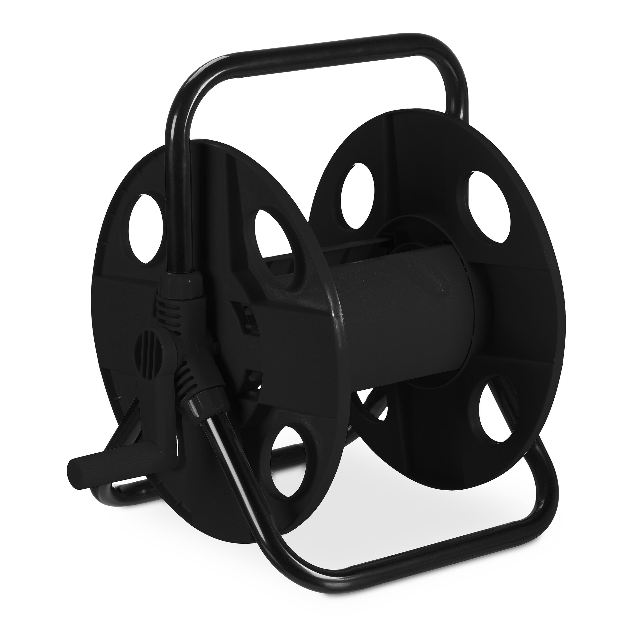 Dévidoir Pour Tuyau D'Arrosage 30 M - Relaxdays - Support Acier/Plastique - Mobile Et Stable