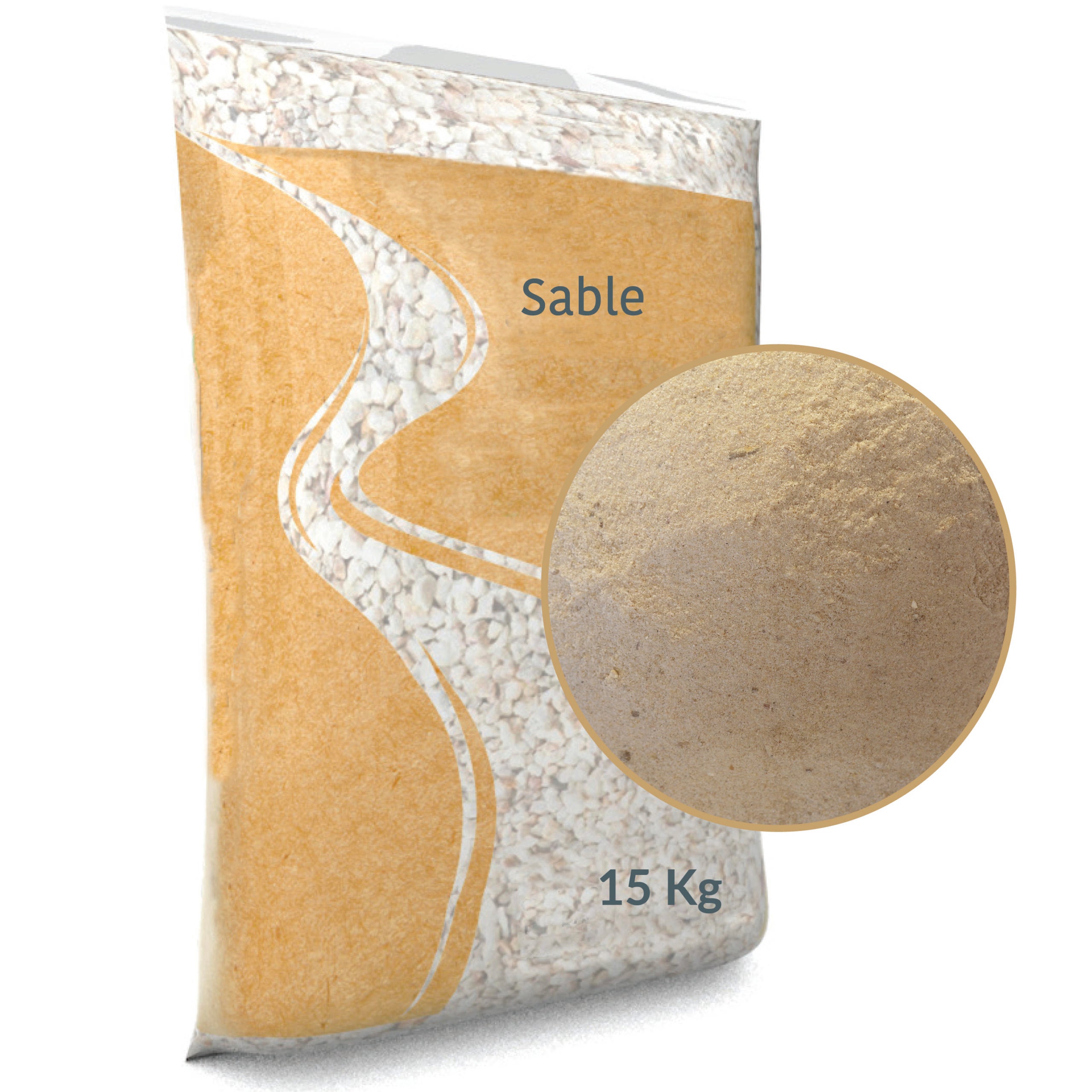 Sable jeux d'enfants 0/2 en sac de 15 KG - 4