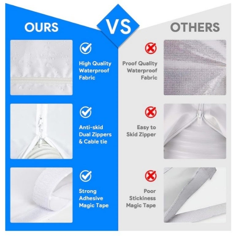 AUTRUCKER Tiras de sellado para puertas y ventanas corredizas de 4 metros, tela de sellado para aire acondicionado portátil, deflectores de velcro - 8