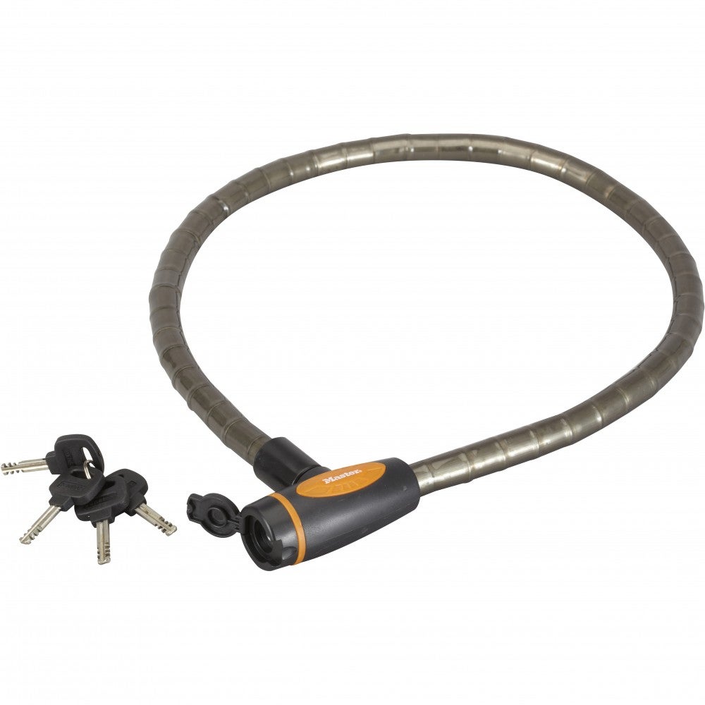 Câble antivol MASTER LOCK, L.1 m x Diam.18 mm - 4