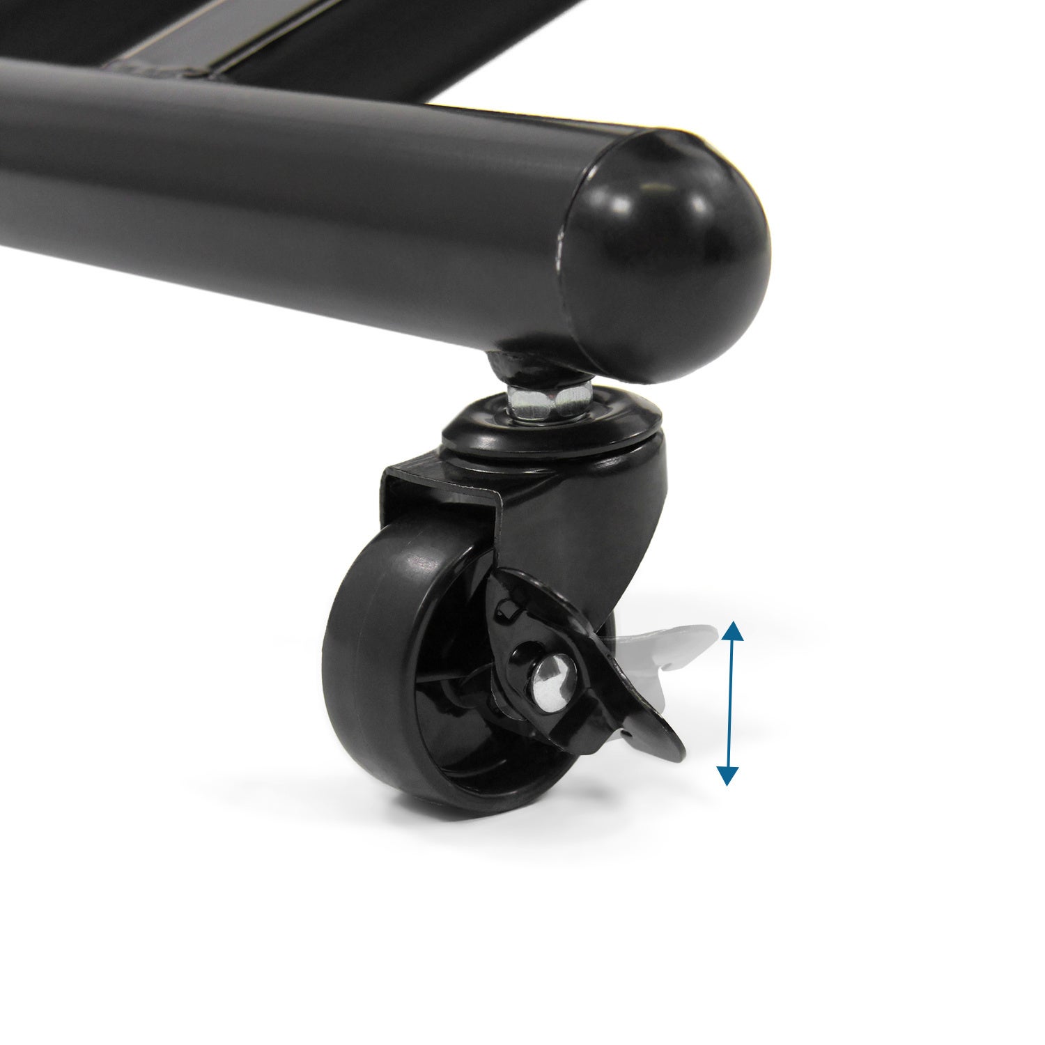 Sgabello ORTHONI con molla a gas Similpelle nero hjh OFFICE - 5