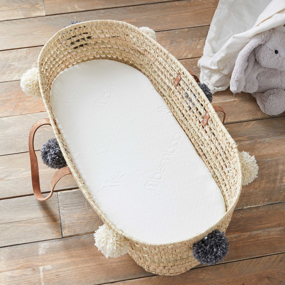 Matelas Bébé Easy Dort 50x100cm - Housse Bambou Double Face été/hiver - Épaisseur 10cm - OEKO-TEX - Fabriqué En France