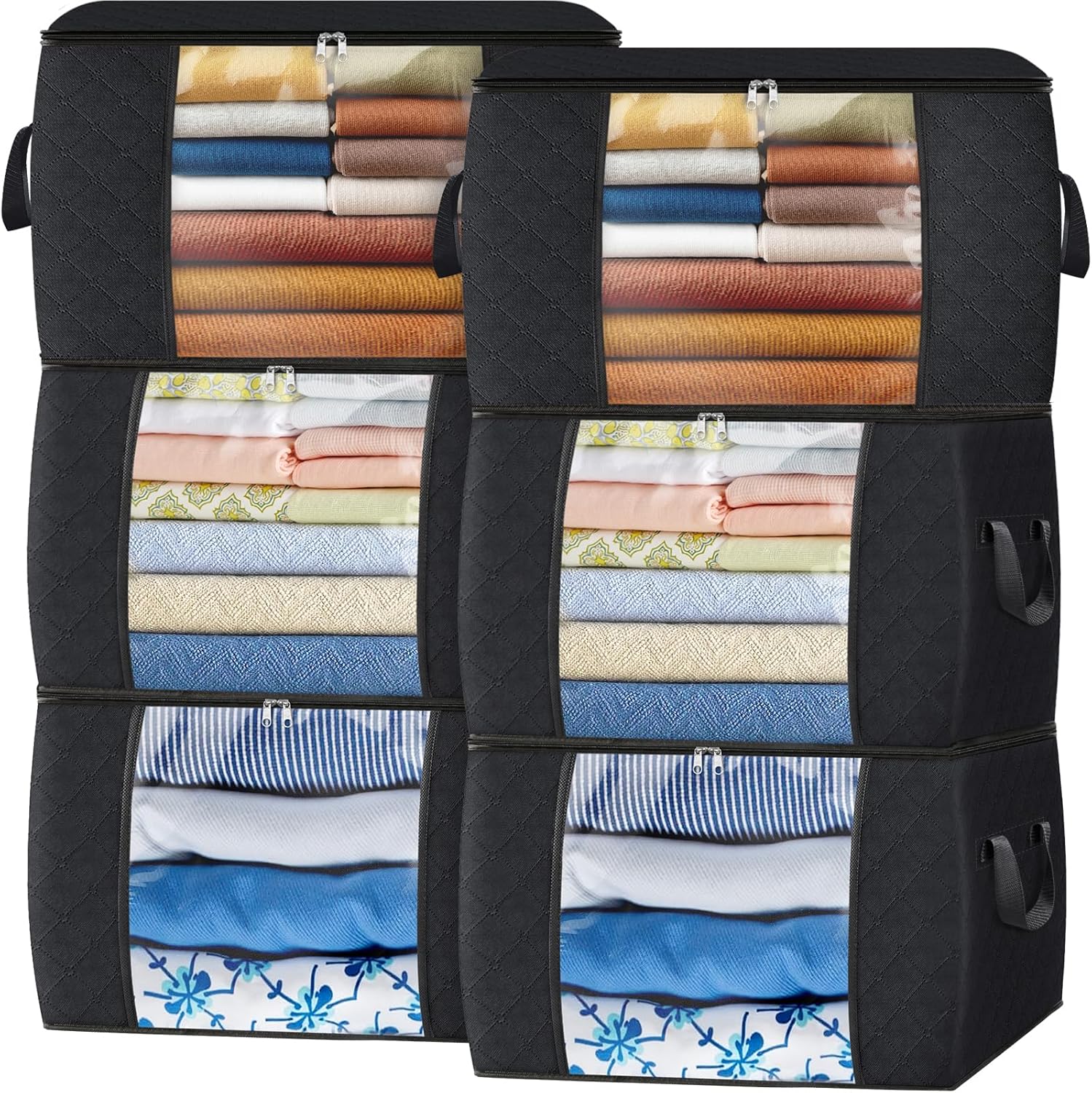 Lot De 9 Cubes De Rangement Pliables Pour Valise, Organisateur D'armoire Gris