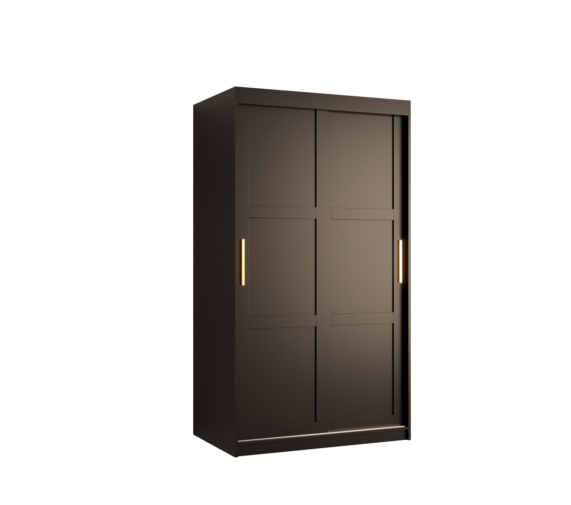 Szafa przesuwna garderoba RAMIRO 1 100 x 62 x 200 cm Czarny - Abiks Meble