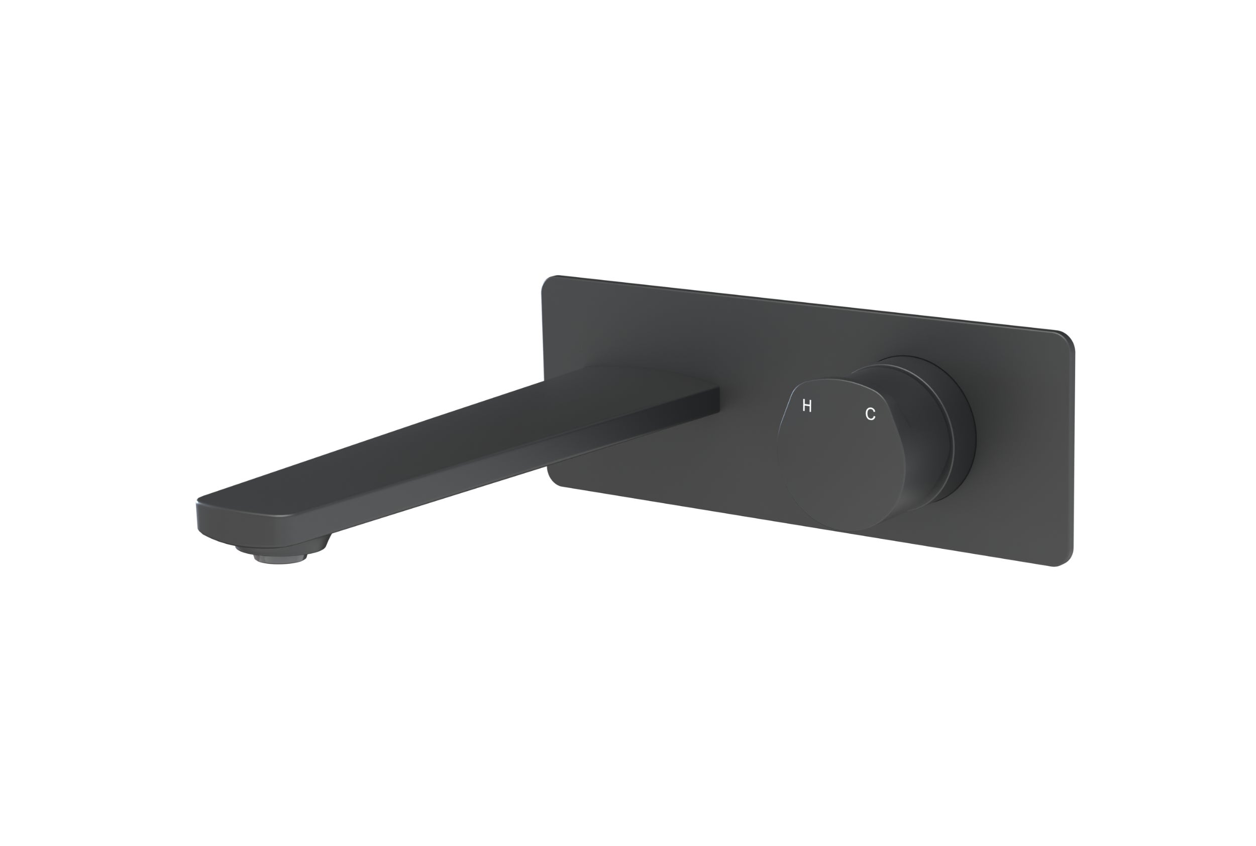 Bernstein Bateria ścienna podtynkowa XELO korpus do zabudowy czarny mat