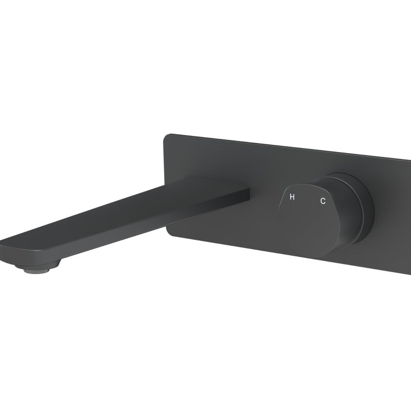 Bernstein Bateria ścienna podtynkowa XELO korpus do zabudowy czarny mat