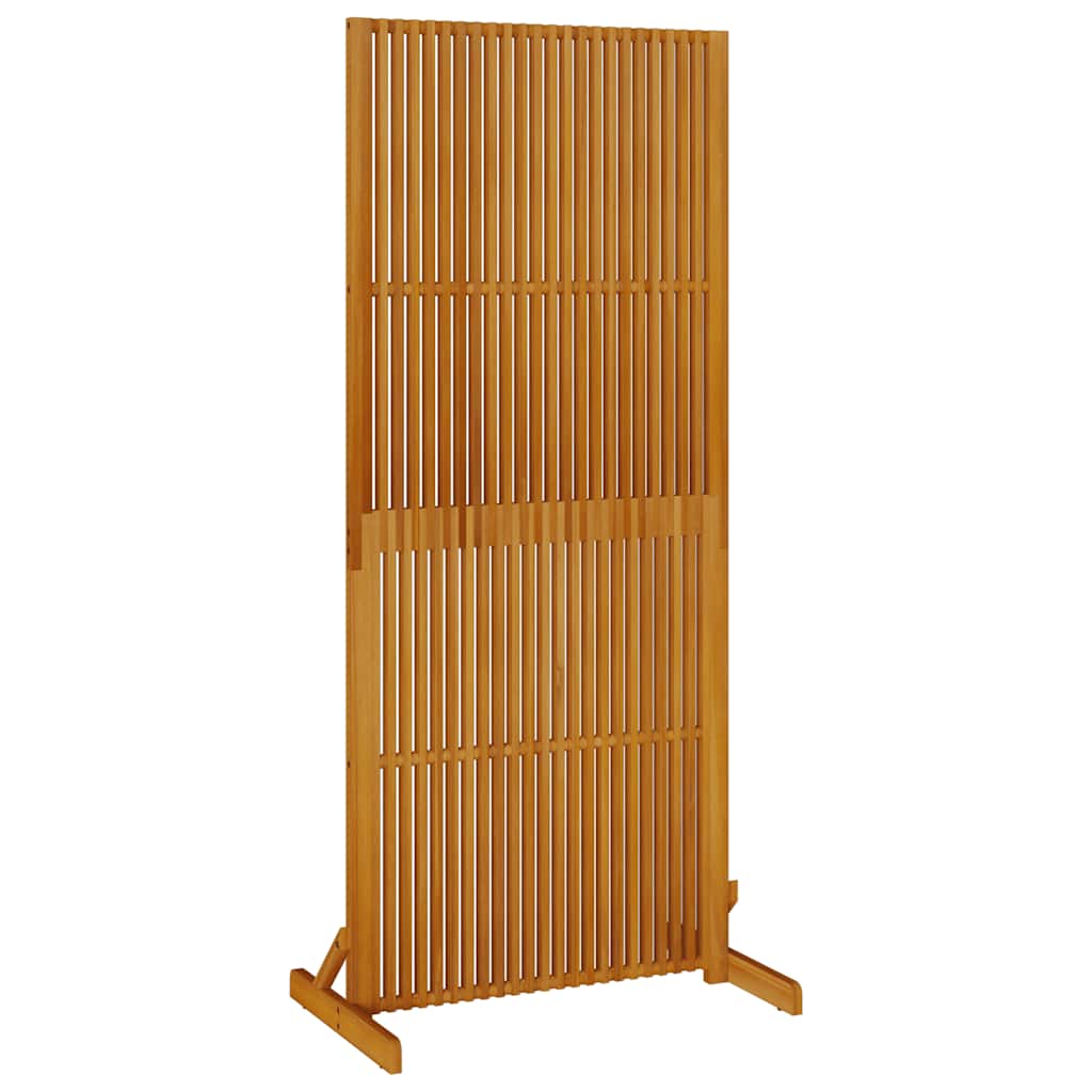 Paravent d'intérieur/extérieur 180,5 cm en bois d'acacia massif - 5
