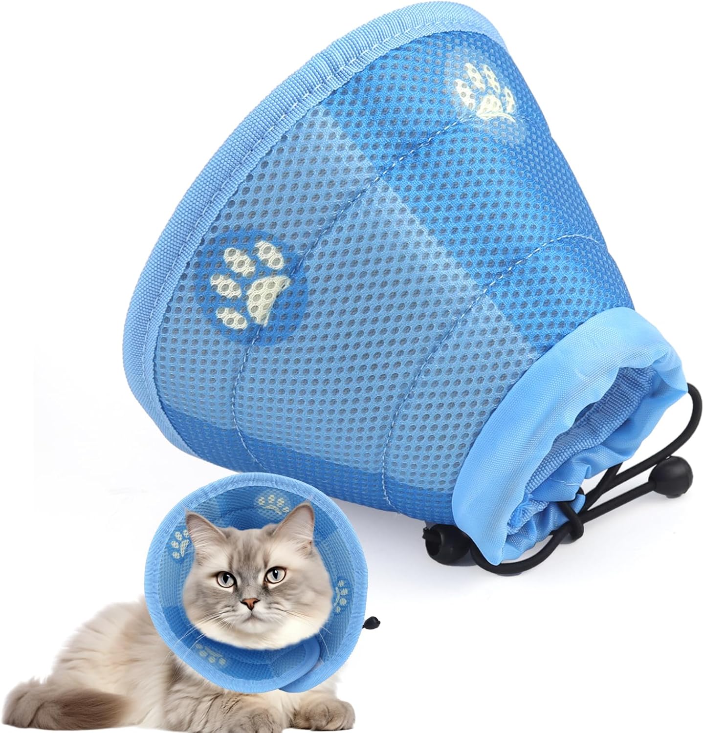 (M) Collerette Chat Anti Lechage Après Chirurgie Protection Cône ...