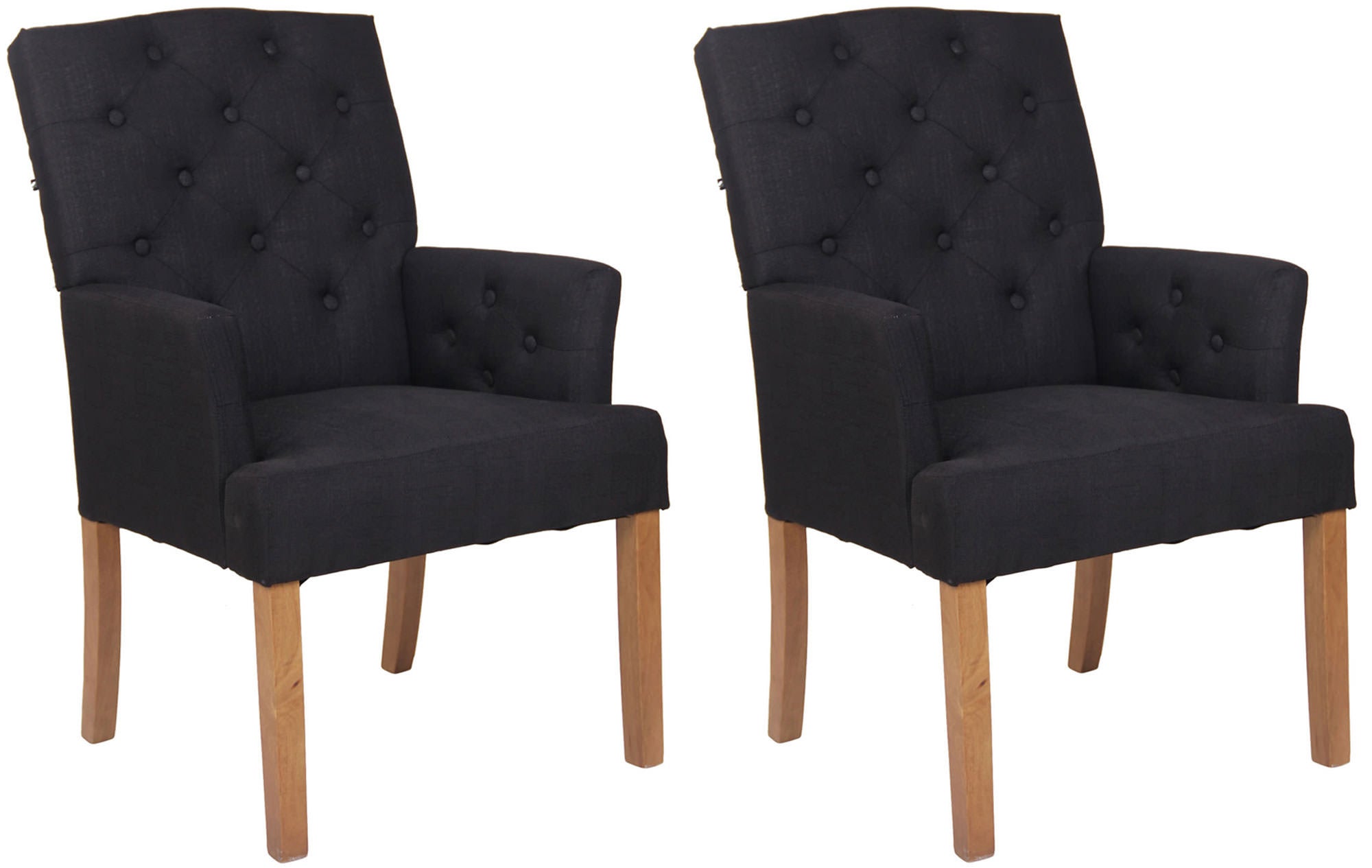 Chaise de salle à manger beige sable en tissu côtelé (lot de 2) TAJ | Chaises | Pier Import