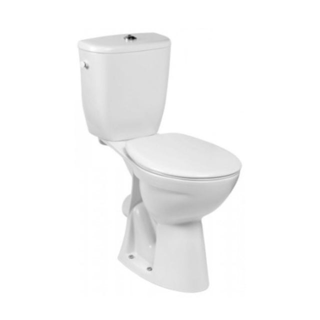 WC à poser sortie horizontale JACOB DELAFON Brive surélevé (PMR) + réservoir + abattant
