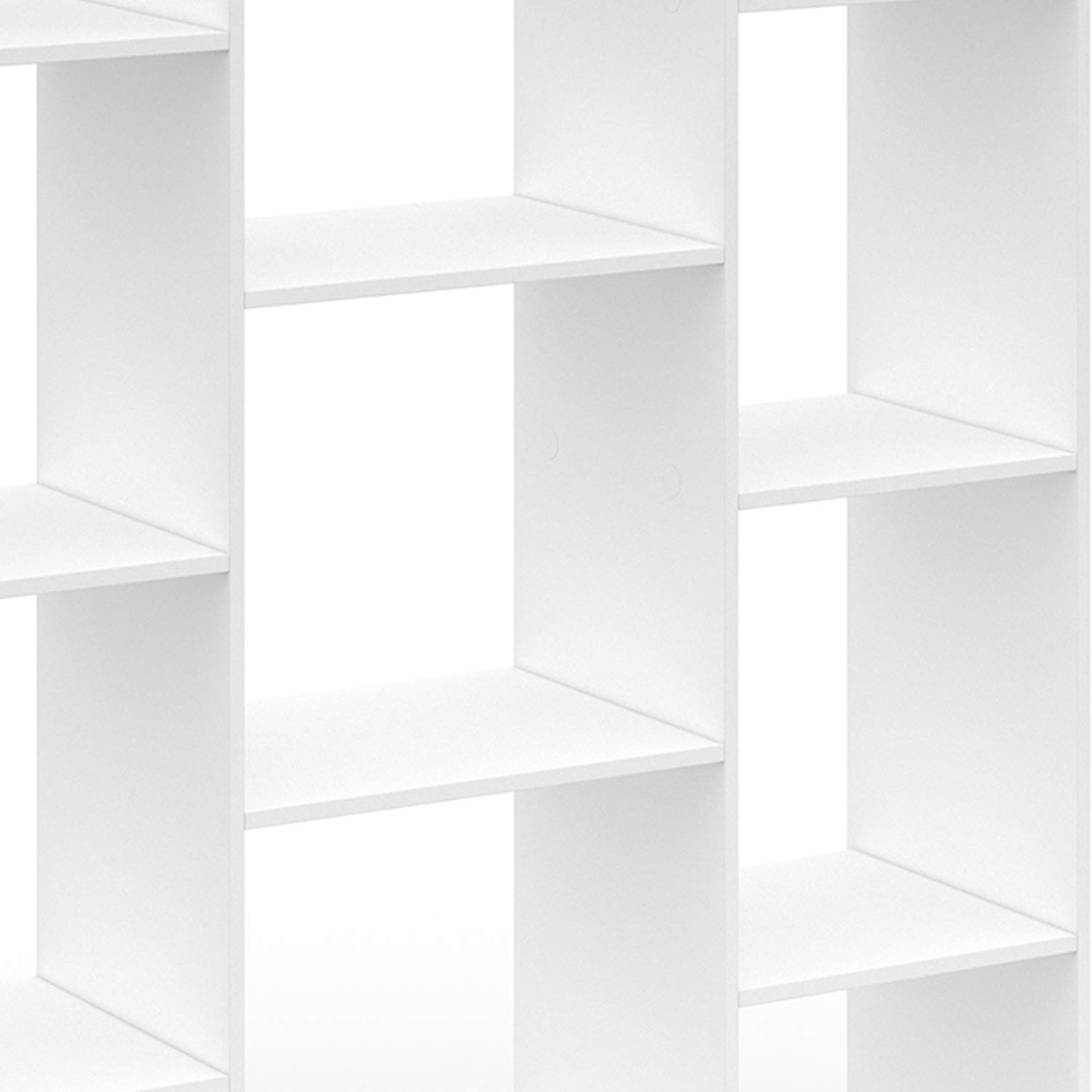 Etagère bibliothèque COLETTE avec 11 compartiments blanc 143 cm - 5