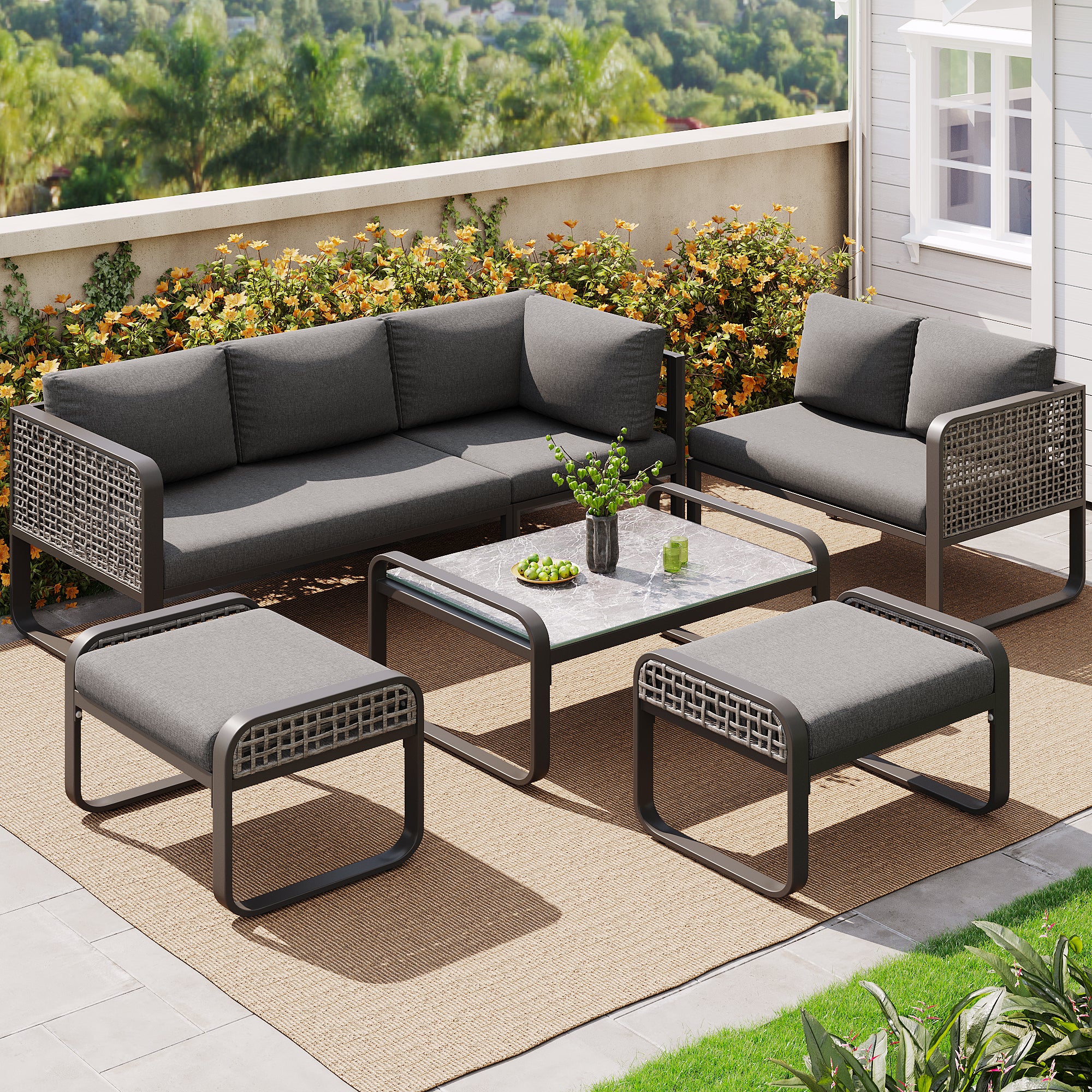 Rattan Mobili Divano Da Esterno Usato Divani In Rattan Usati