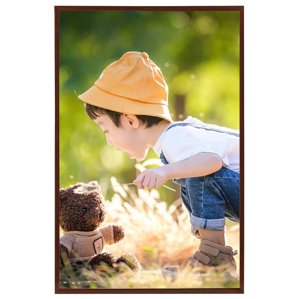 Collage de cadres photo 3 pcs de mur table Bronze 70x90 cm MDF vidaXL - 4