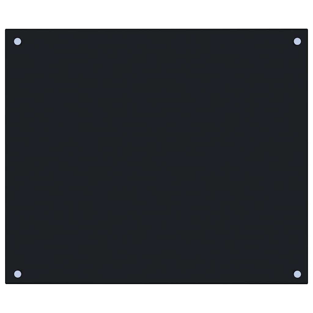 Joom Vd Home Furnishing Salpicadero De Cocina Negro Vidrio Templado 70 X 60 Cm - Imagen 2