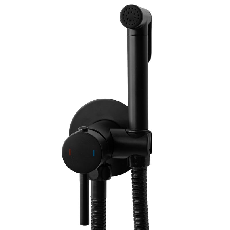 Bateria bidetowa REA Lungo Loop czarna