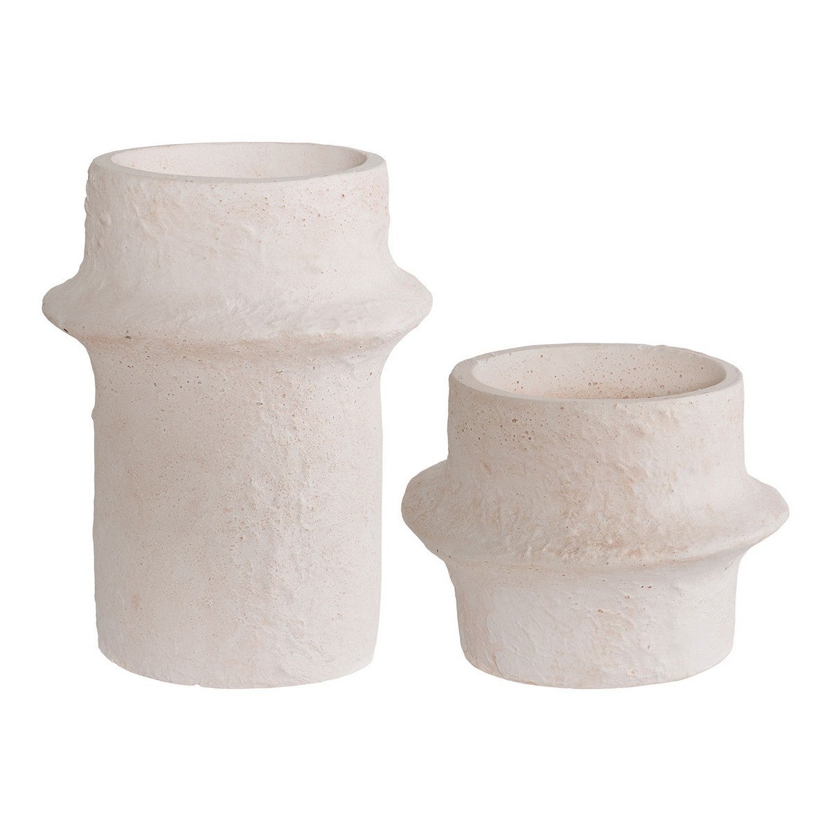 Świecznik Noah, Cement, Biały, Seven Design