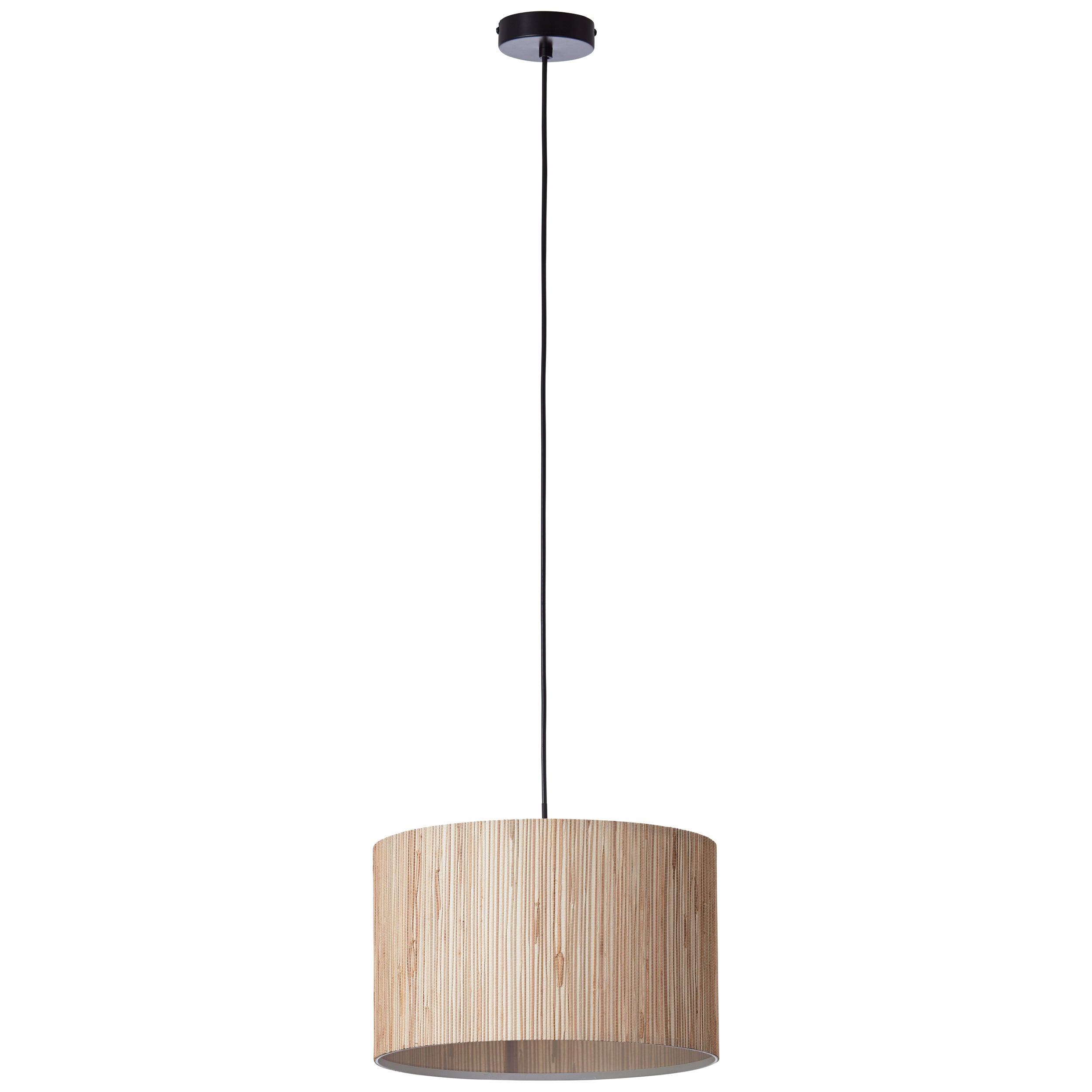 BRE-Light Maureen lampa sufitowa LED 20x20cm czarny metal/czarny bambus 12W zintegrowana dioda LED - 4