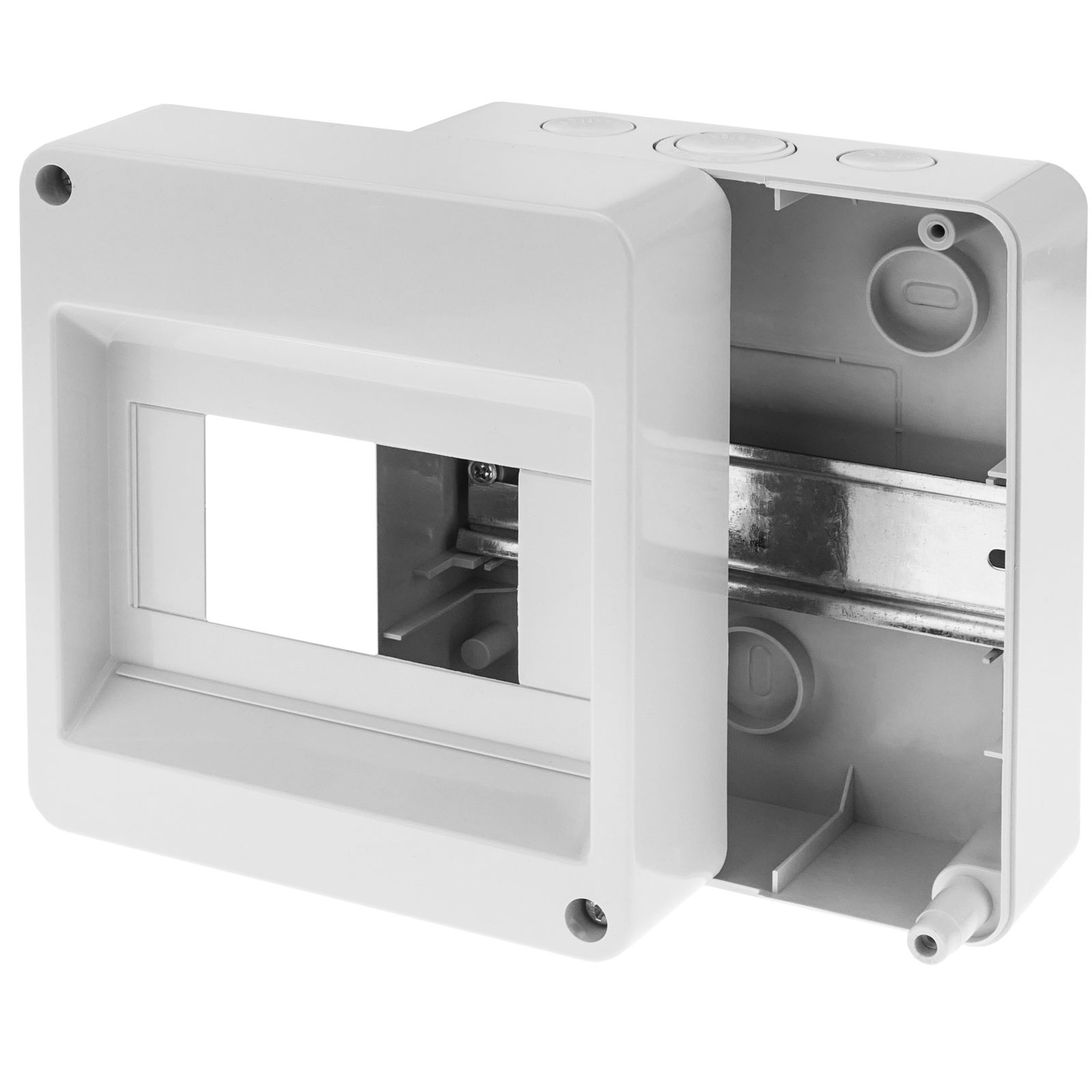 Quadro di distribuzione in ABS per 6 moduli 18mm - 2