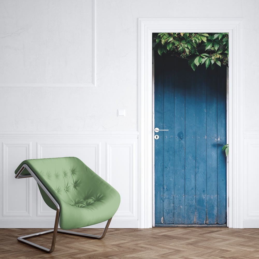 Sticker Porte D'atelier - Autocollant Trompe-l'œil Industriel 204 X 83 Cm - Déco Murale Facile - 9
