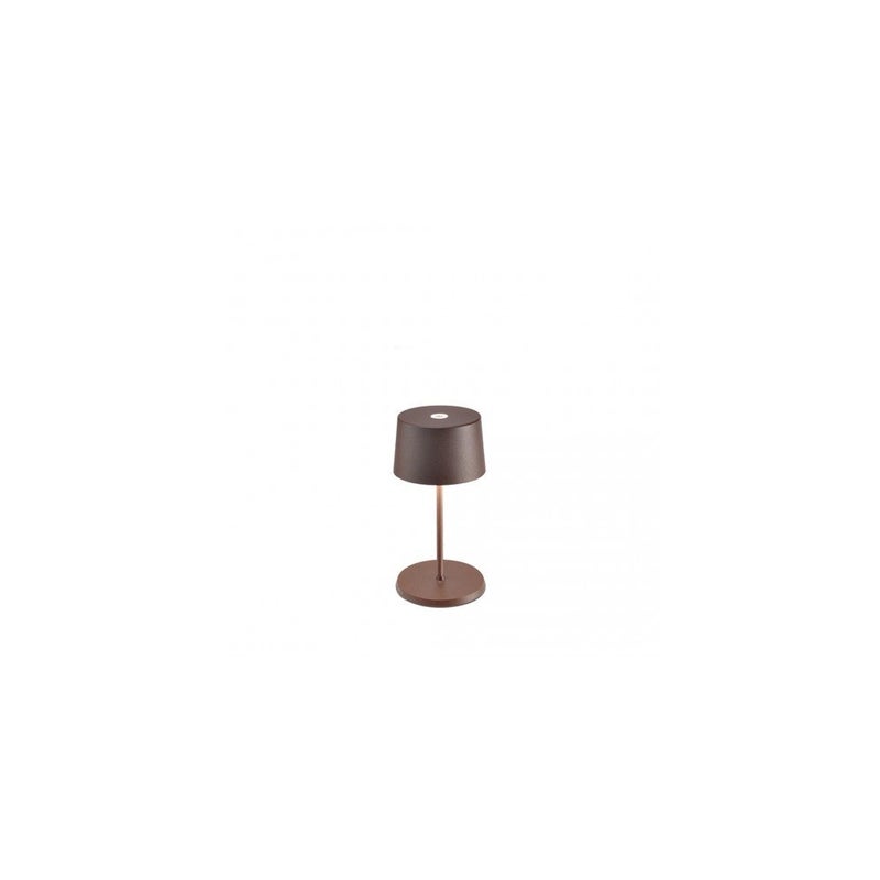 Zdjęcia - Lampa stołowa Zafferano LED Olivia Pro Mini Corten, ładowalna i ściemnialna