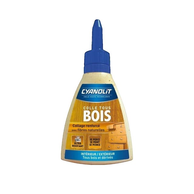 Colle bois et dérivés 500 g - Haute résistance - Cyanolit