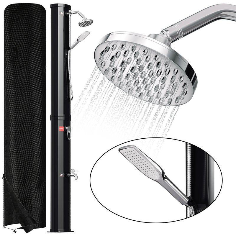 Douche Solaire Portable De Camping VERK GROUP 40L – Eau Chaude Avec Tuyau Et Pommeau