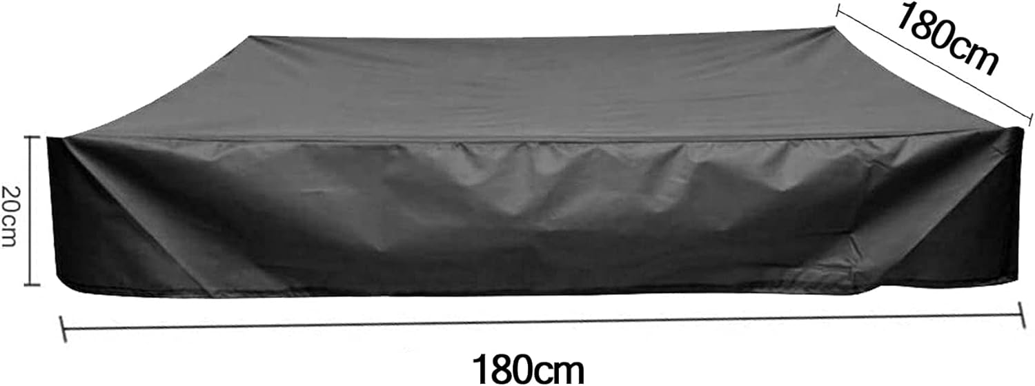 Bâche De Protection Bac à Sable - Tissu Oxford Imperméable 120x120cm Ou 150x150cm