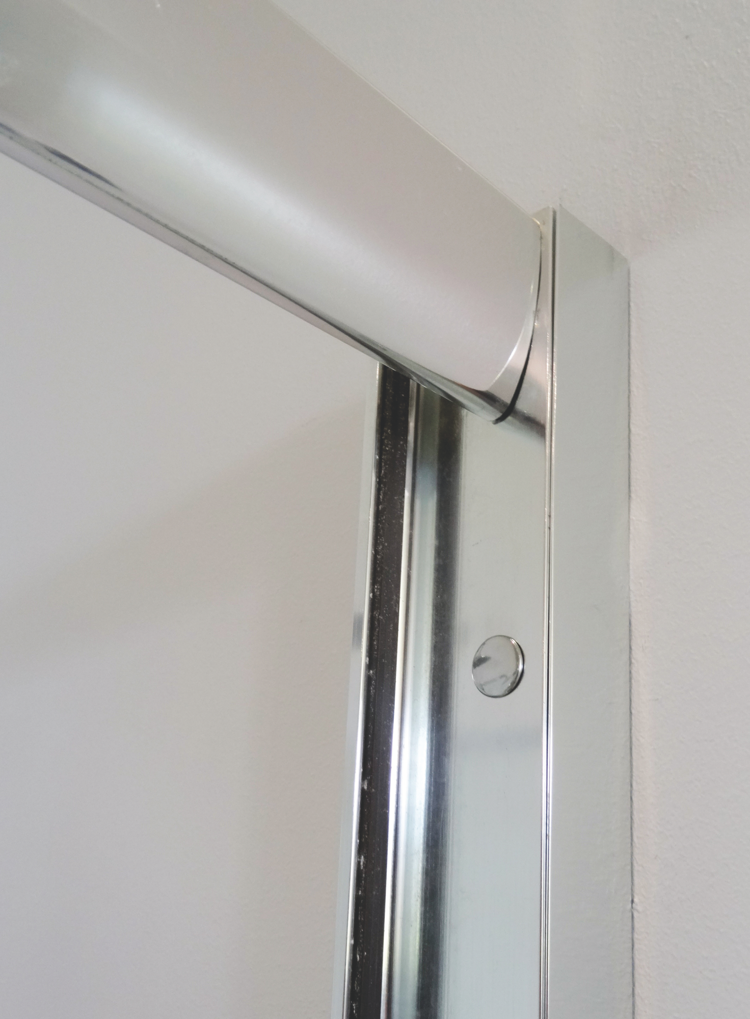 ONDEE ZEN - Porte de douche SHIVA - Accès d'angle - Finition Chromé - 80x190cm - 5