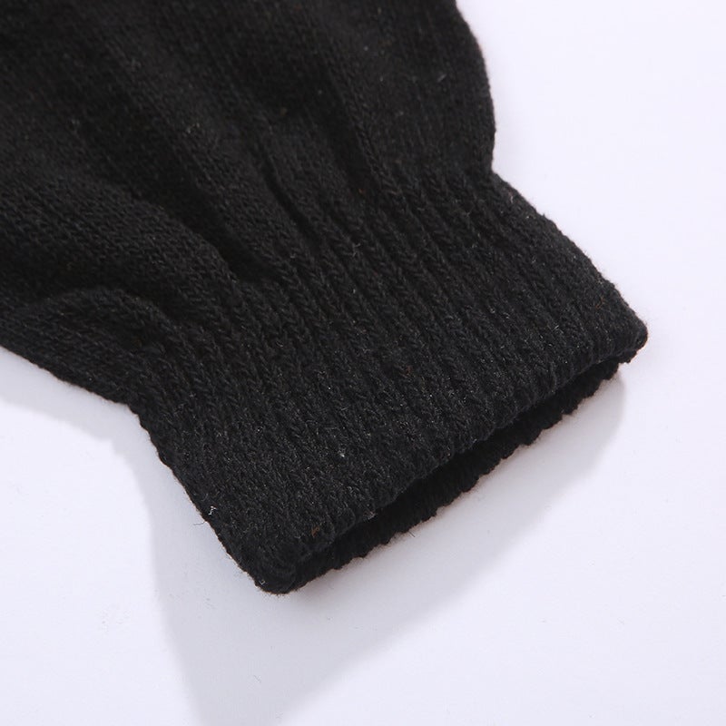 Gants magiques en gaze de coton chauds respirants confortables élastiques pour protection des travailleurs noir livraison directe - 4