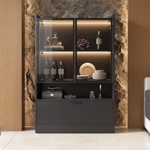 Étagère D'angle Noire En Métal – 5 Plateaux, Charge Max 875 Kg, Dimensions 180x75x40 Cm, Par Oxeo