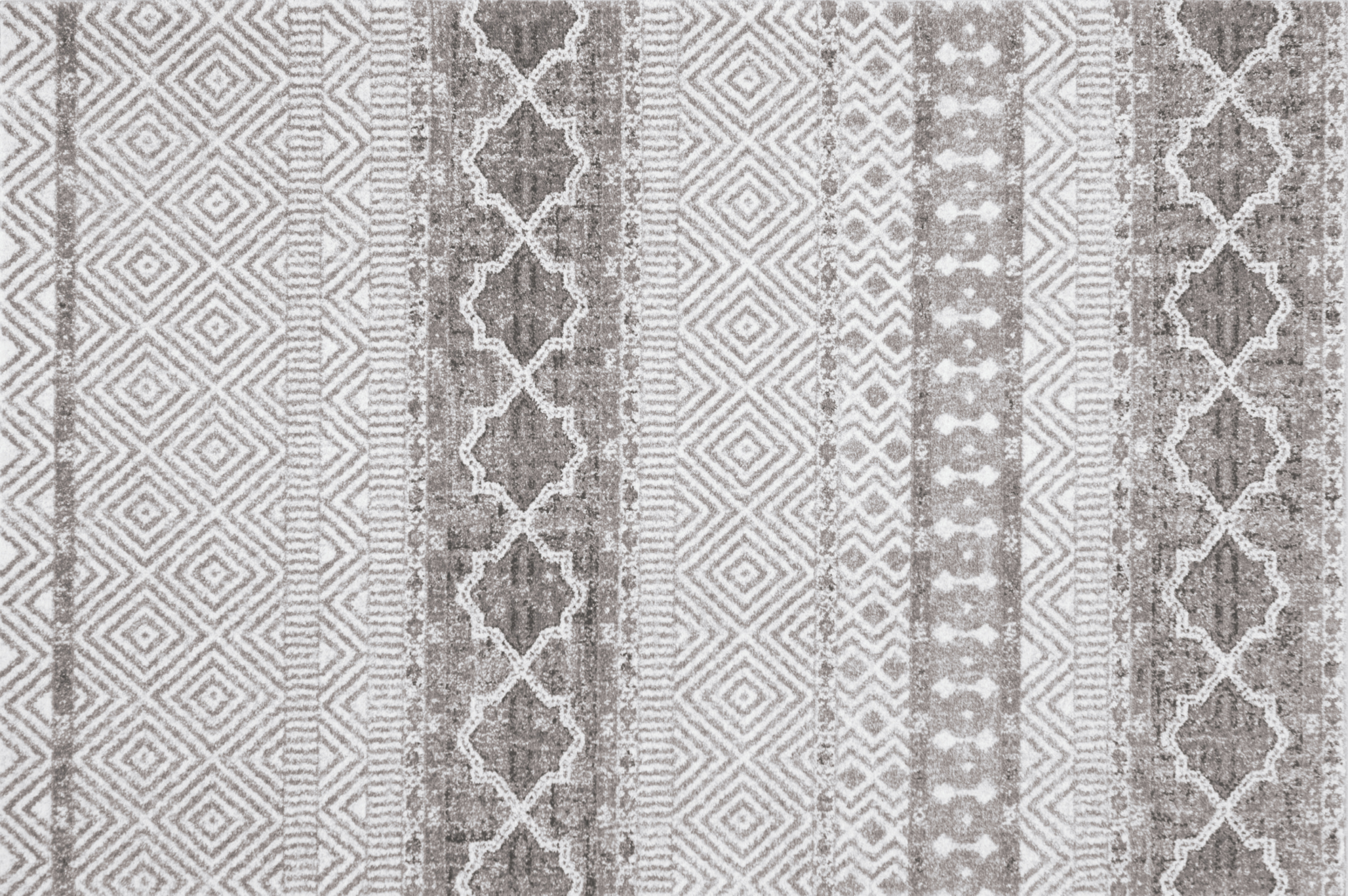 Alfombra de vinilo, marrakech gris 133x200 cm - pvc antideslizante, lisa impresa, vinilica para cocina o salón, lavable