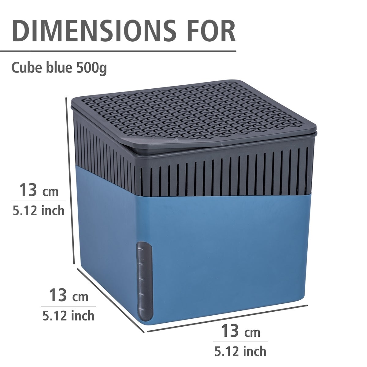 Déshumidificateur D'intérieur Cube 500 G Bleu - 5