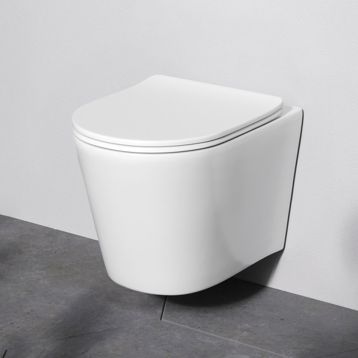 Miska WC wisząca toaleta FlashClean Spike z miękko zamykającą się deską sedesową, biała CPA1900SC AM.PM