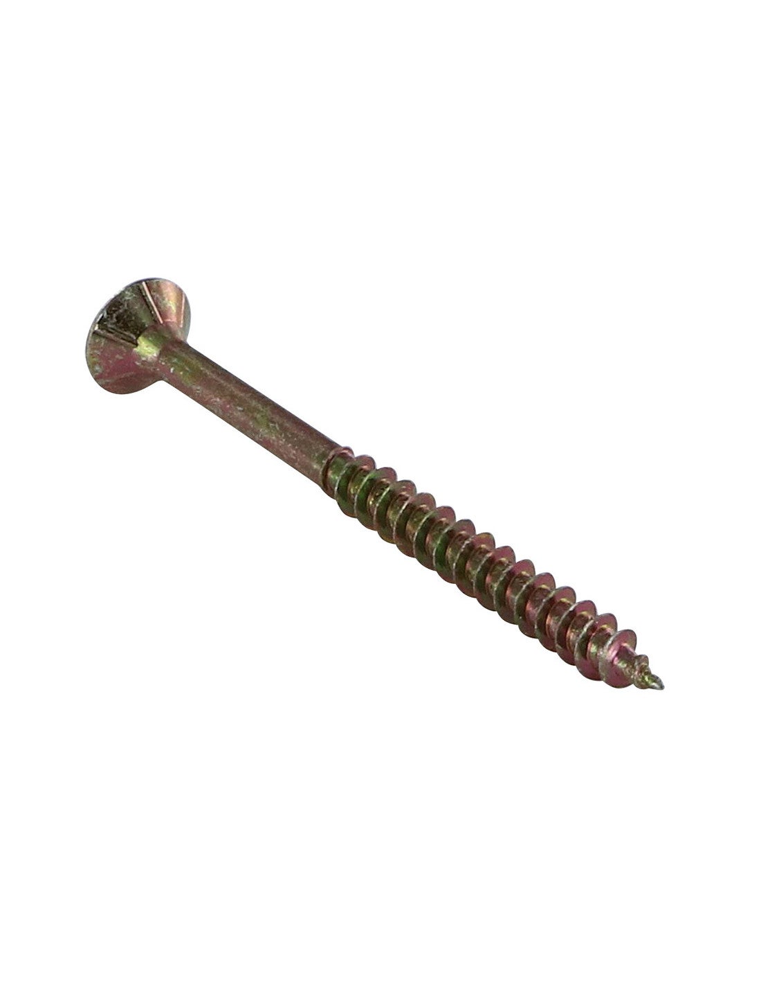 Tornillo de madera y aglomerado savis cabeza fresada Pozi 4X25 roscado en 18 dentado Bicromato - 2