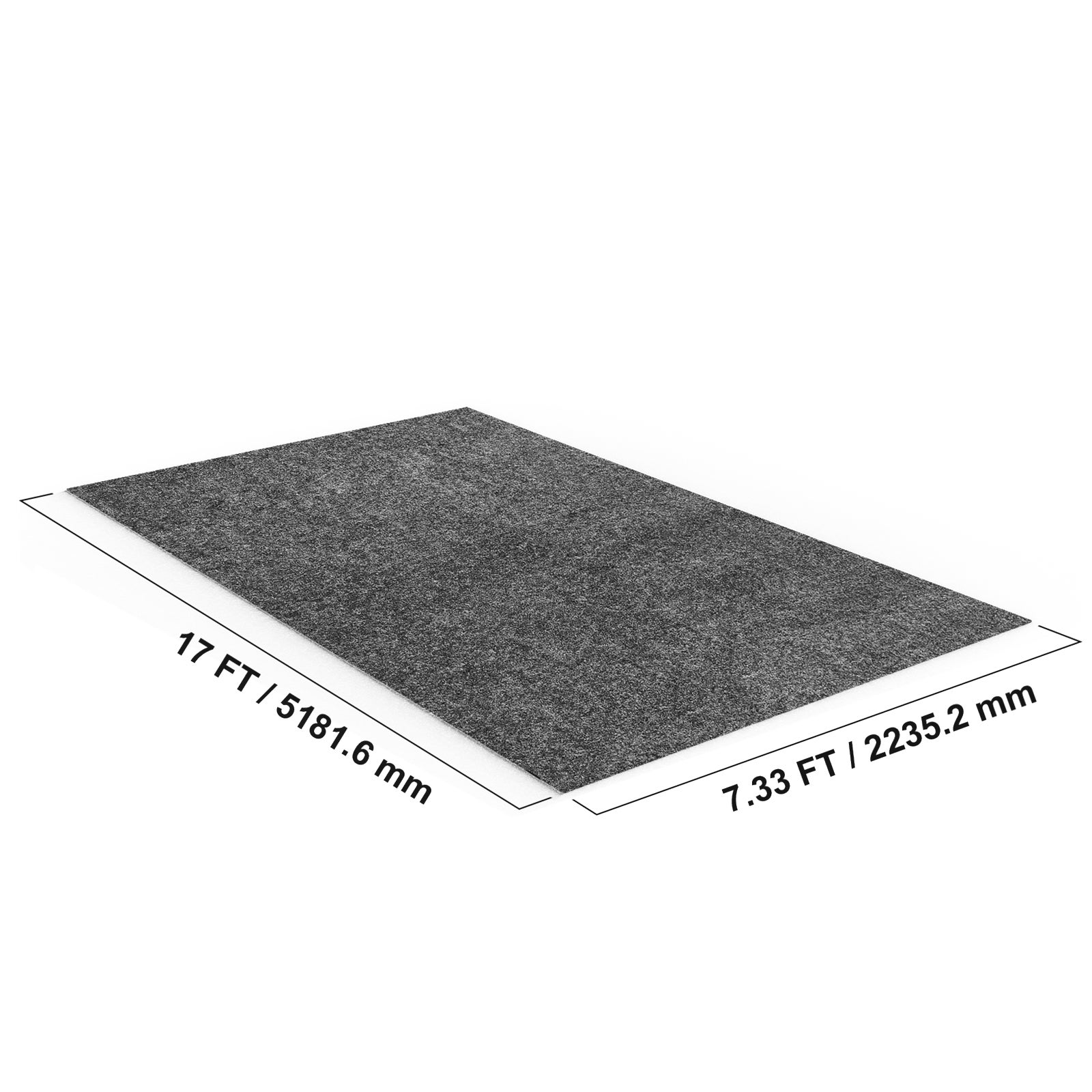Tapis de sol garage,SucceBuy 2,25 x 5,2 m,protection imperméable contre l'eau,la neige,la boue et l'huile pour voitures, - 2