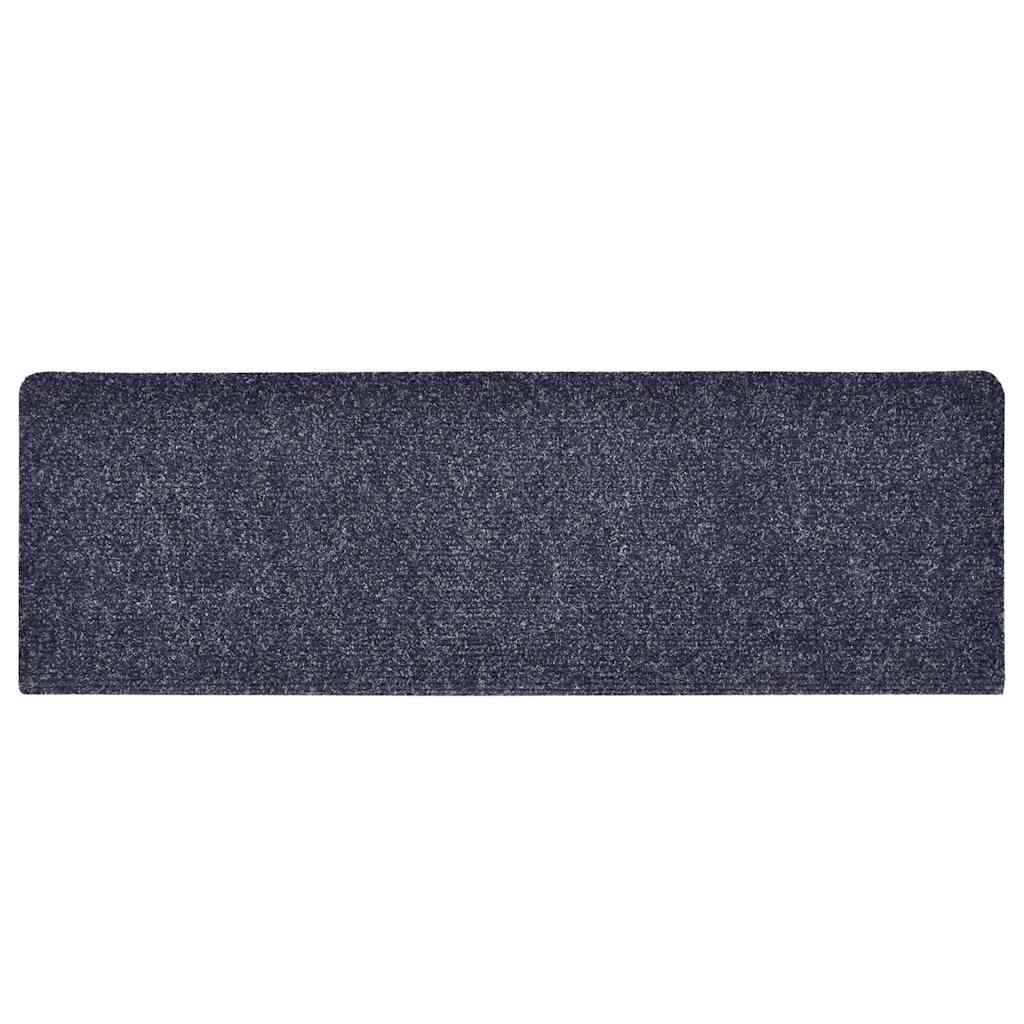 Tapis d'escalier autocollant 30 pcs | Paillasson d'escalier | Tapis de marche bleu 65x21x4 cm CFW429198 - 4