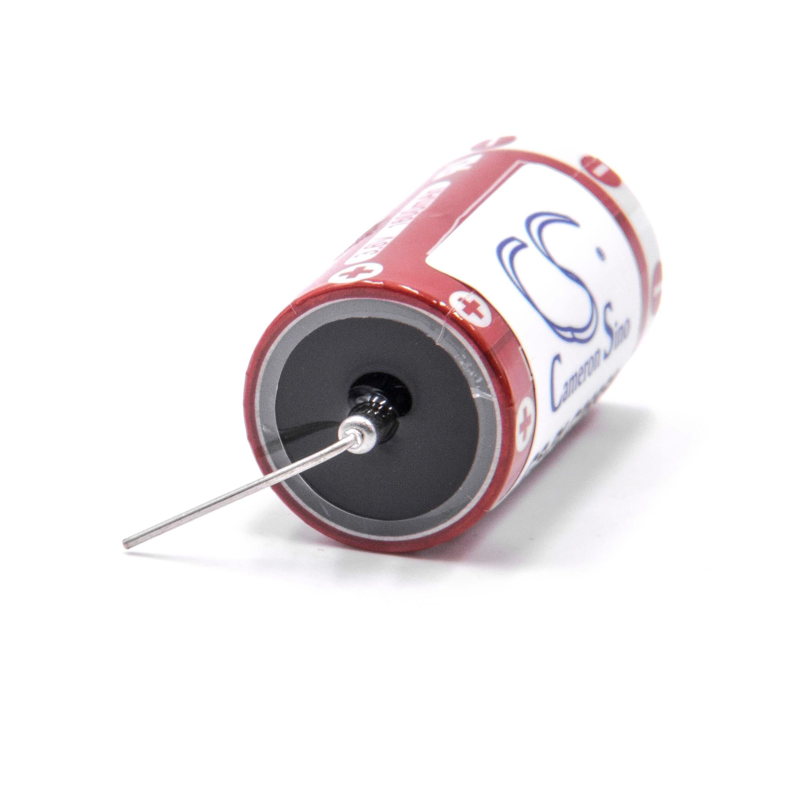 vhbw Batterie compatible avec Omron C120, C1000HF, C500, C120F, 3G2A9-BAT08, C28PF, C28P, C1000H, C40PF, C40P, C2000H (1600mAh, 3,6V, Li-MnO2) - 2