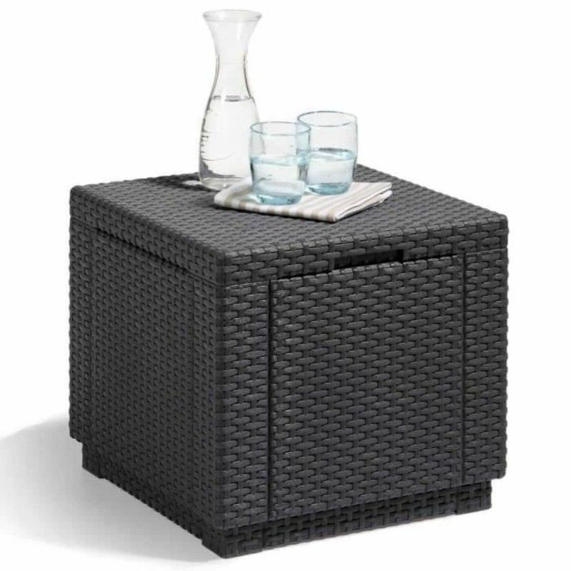Table d'appoint Allibert by KETER Noir polypropylène (42 x 42 x 39 cm) - 5