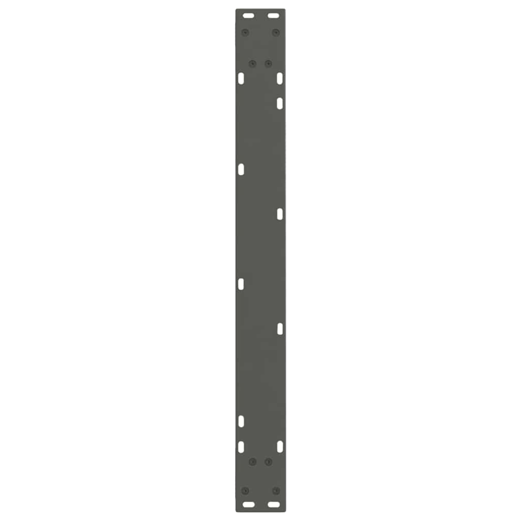 Maison Exclusive - Pieds de table à manger en forme de V, 2 pièces, anthracite, 90 x (72-73,3) cm, acier - 7