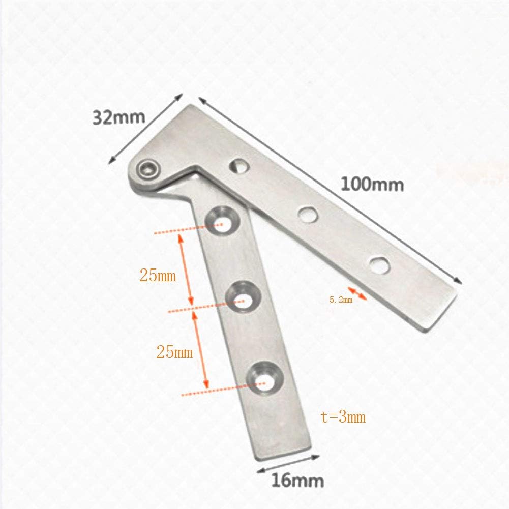 Cerniere Girevoli In Acciaio Inox - Set Da 6 Pezzi - Rotazione 360° - Per Porte E Armadi - Design Nascosto - Foto 8