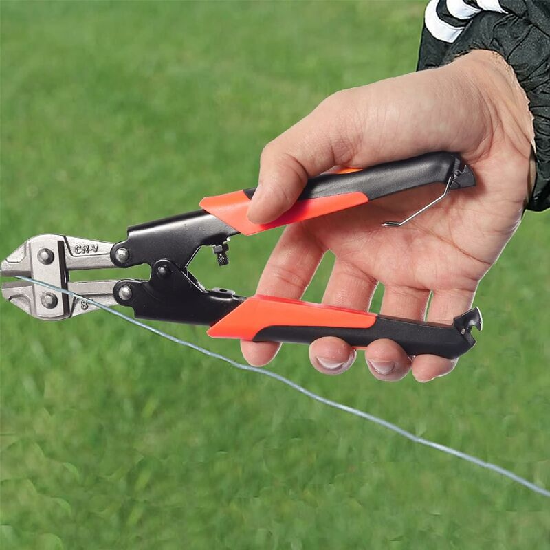 Tronchese compatto CR-V, pinza Monsignor ideale per tagliare bulloni e cavi - 4